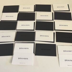 Brahmin Handbag’s Care Cards & Register Cards  Set